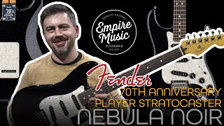 Video thumbnail for Fender 70th Anniversary Player Stratocaster - Nebula Noir  - EMPIRE MUSIC by Empire Music