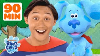 90 MINUTES of Blue's Superhero Skidoos! 🦸 | Blue's Clues & You!