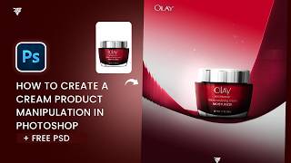How to Create a Body Lotion Cream Product Manipulation Full Tutorial in Photoshop + Free PSD File