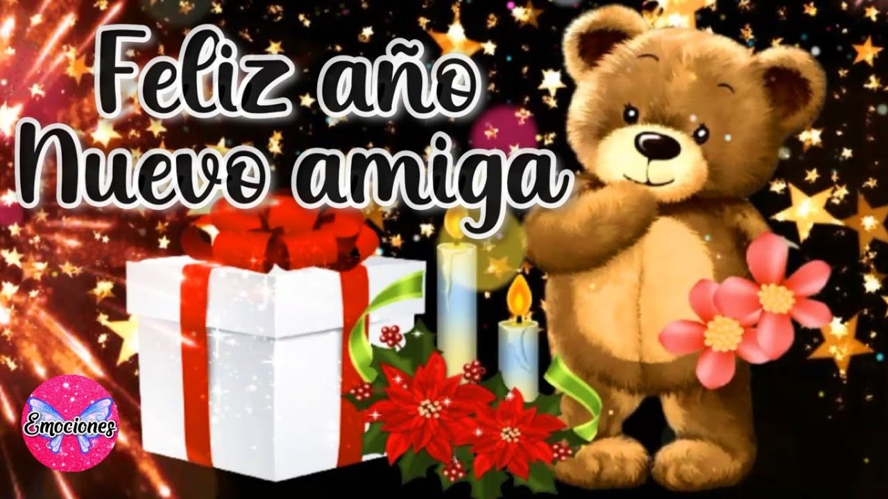 MENSAJE DE FIN DE AÑO PARA TI AMIGA Con CONTEO REGRESIVO BIENVENIDO 2023 y FELIZ AÑO NUEVO