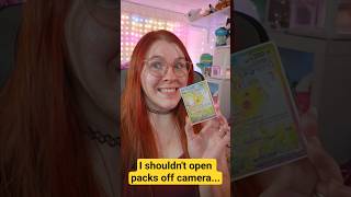 I PULLED SURGING SPARKS PIKACHU ⚡️ #shorts #pokemon #pokemoncards #surgingsparks #pokemontcg