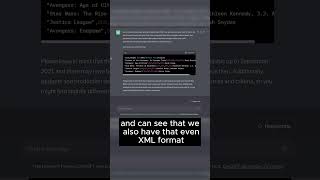 Get data in JSON or CSV format from ChatGPT  #tutorial