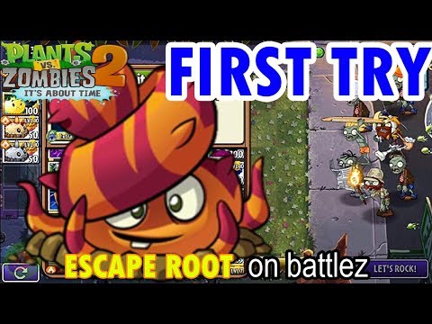 Battlez ESCAPE ROOT - Plants vs zombies 2