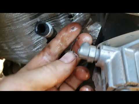 Kubota runs then dies, clogged fuel inlet, common problem for Kubota mini excavator
