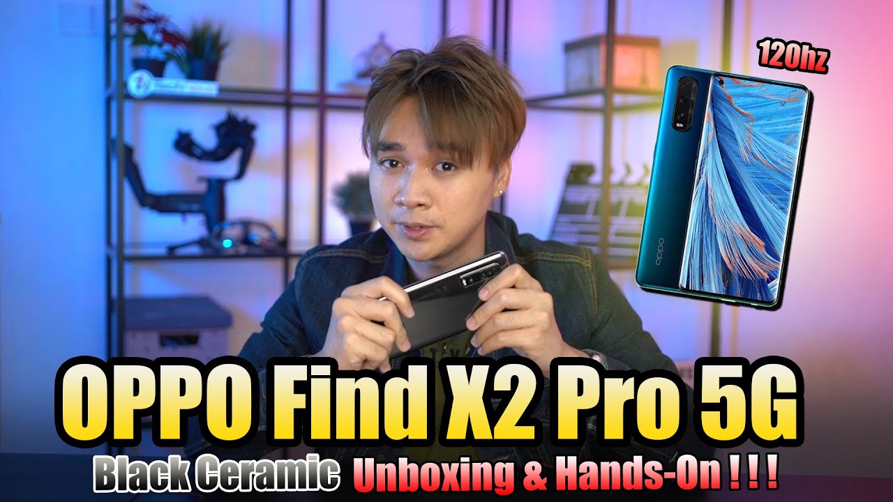 OPPO Find X2 Pro 5G Black Ceramic Unboxing & Hands-On!