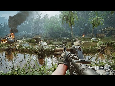 Vietcong War Forest Ambush - Ray Tracing ON - Vietnam Gameplay - Call of Duty Black Ops Cold War 4K