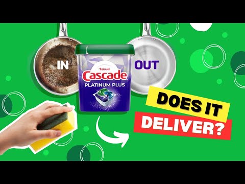 Cascade Platinum Dishwasher Pods, Dishwasher Detergent, Dish Detergent Soap, Fresh, 59 Count video review thumbnail