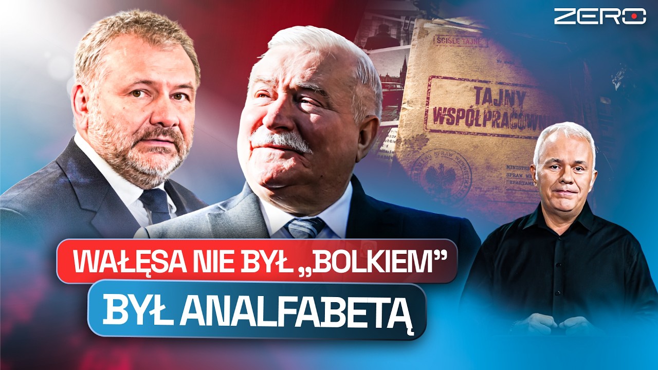 ŻUREK BRONI WAŁĘSY. TO ANALFABETA!