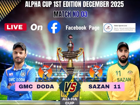 Alpha Cup 2025 | 1st Edition | Match 3 | GMC Doda vs Sazan 11