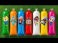 FINDING Cocomelon Characters JJ YoYo TomTom Mom Bingo Cody Nina Doraemon Labubu Pororo