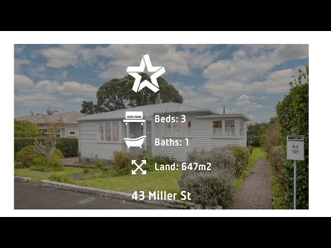 43 Miller Street, Pt Chevalier, Auckland 1022, NZ
