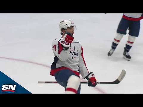 Capitals' Dylan Strome Goes Bar Down For Power-Play Goal Vs. Senators
