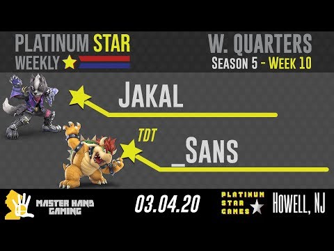 PSW S5:W10 - TDT | _Sans (Bowser) Vs. Jakal (Wolf) - W Quarterfinals