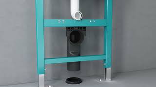 MOFÉM EVO-Tech fali WC-szerelőelem beszerelése