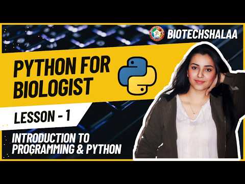 Python For Biologist Lesson 1 Introduction To Programming Python