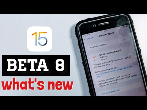 iOS 15 Beta 8 Released || iPhone 8 Plus