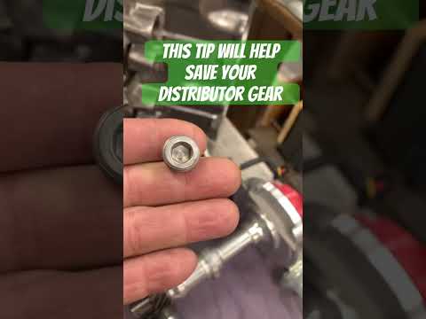 This tip will help save your distributor gear. Drill a .030 hole in the oil gallery plug.