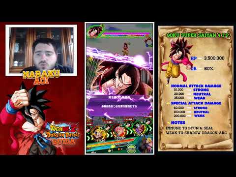 Dragonball Z Dokkan Battle - Goku Super Saiyan 4 Full Power Complete Guide (Future Team)
