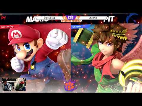 Clemson Smash Series 24 - Winners - GO | NoTag (Mario) vs. Cheerio (Pit) - SSBU