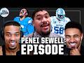 Penei Sewell 1 On 1s Against Aidan Hutchinson First Impressions Of Amon And Why Goff Is Different