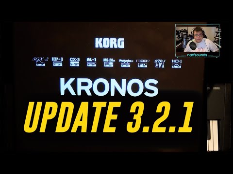 Korg Kronos OS 3.2.1 Update Procedure | How To Update your Kronos Operating System