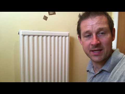 How to take a radiator off to paint behind without draining the whole central heating system