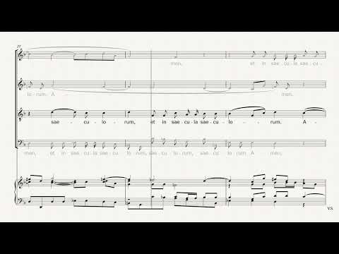 Gloria Patri MAGNIFICAT RV 610 Vivaldi - TENOR + piano accompaniment (training score)