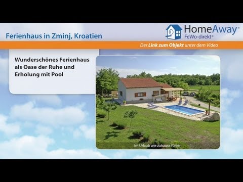 Istrien: Wunderschönes Ferienhaus als Oase der Ruhe und Erholung mit Pool - FeWo-direkt.de Video