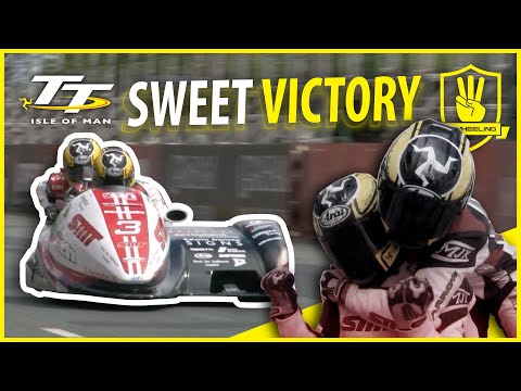 SWEET VICTORY 🏆  *Isle of Man TT* - 3 Wheeling Sidecar Race (2013 R1)