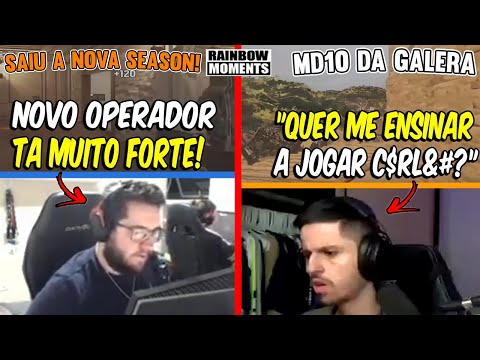 RAZAH TITLANDO COM A NOVA SEASON, PALUH DANDO BALA COM O NOVO OPERADOR - MELHORES MOMENTOS LIVES R6