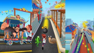 Game Anak Berlari dan mengumpulkan uang koin emas sebanyak banyaknya, jangan ganggu hewan sirkus yaa