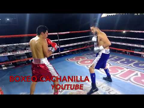 Israel"El Nene"Mercado Vs Jair Patiño Super Pluma Boxeo Cachanilla