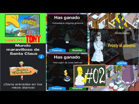 Los Simpson Springfield "MundoMaravilloso'20: Cap. 2 - Frosty, Holoestatua y Luces" por Tony