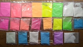 eBay glow in the dark powders and a little bit of deception.