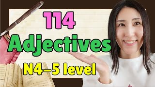 Download lagu N4/5 Level 114 Japanese Adjectives with example sentences (with flashcards PDF) mp3