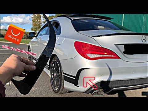 Install Spoiler Air Pare Choc AR Mercedes Benz CLA Amg Pack ( AliExpress )