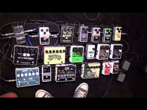 SNAMM '15 - Electro-Harmonix 22500 Stereo Looper, Silencer Noise Gate, and Bad Stone Phaser Demos