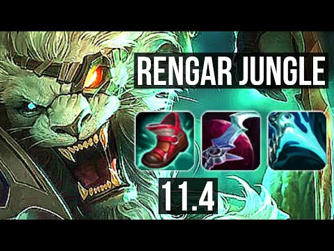 RENGAR vs NIDALEE (JUNGLE) | 11/1/11, Rank 4 Rengar, Legendary | EUW Challenger | v11.4