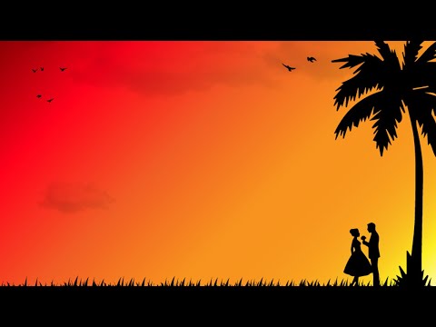 Scenery illustration design in adobe illustrator