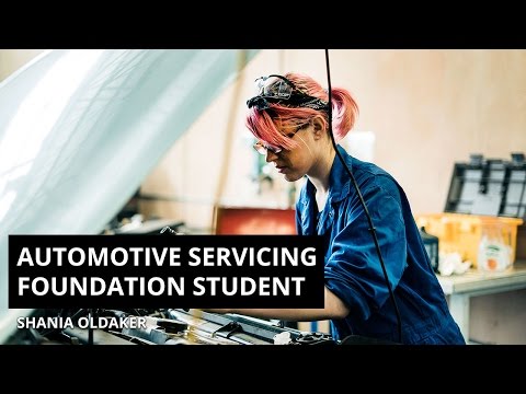 Shania Oldaker, KPU Automotive Foundations Student
