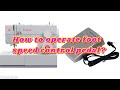 How To Operate Foot Speed Control Pedal