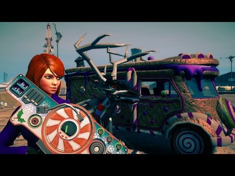 Saints Row IV | How The Saints Save Christmas Vehicle Showcase
