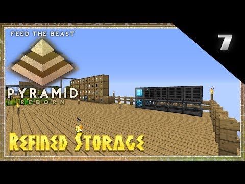 FTB Pyramid Reborn Multiplayer Minecraft 1.12.2 Lets Play - Refined Storage (7) Modded Minecraft