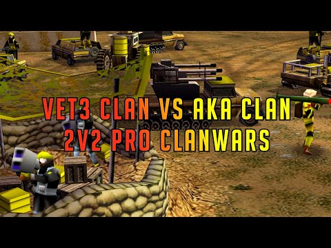 2v2 Pro Clanwars - Domi/Crazy vs AKA Clan - Generals Zero Hour Online Multiplayer