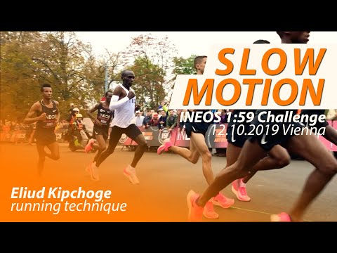 Eliud Kipchoge in SLOW MOTION, the best running technique in the world