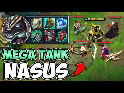 The enemy team 5 man camps me, but I 1v5 on Nasus and make them rage