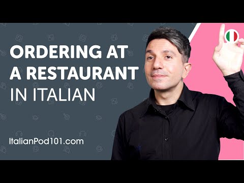 Aprenda a pedir em um restaurante em italiano | Posso fazer #18