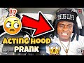 ACTING HOOD TO GET MAMADEE REACTION HILARIOUS PRANK
