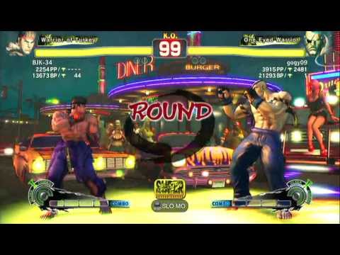 ssf4 AE  (BJK-34) A-rank RYU vs SAGAT A+-rank (gogy09)