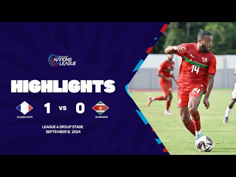 Guadeloupe 1-0 Suriname